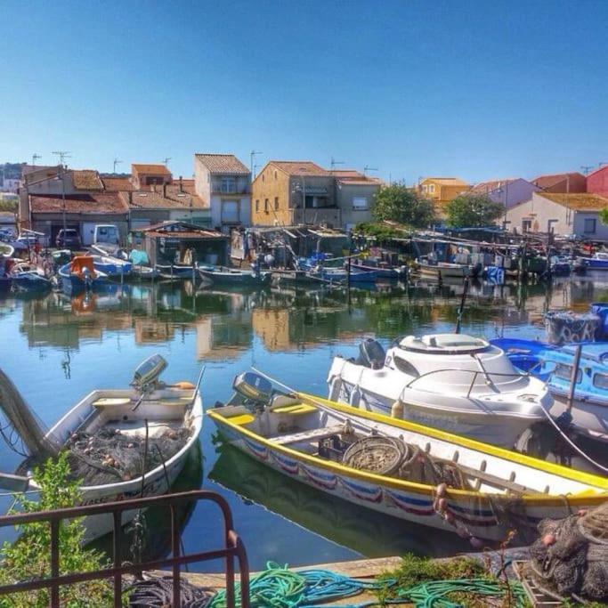 Maison Quartier Pointe-Courte A Sète Exteriör bild