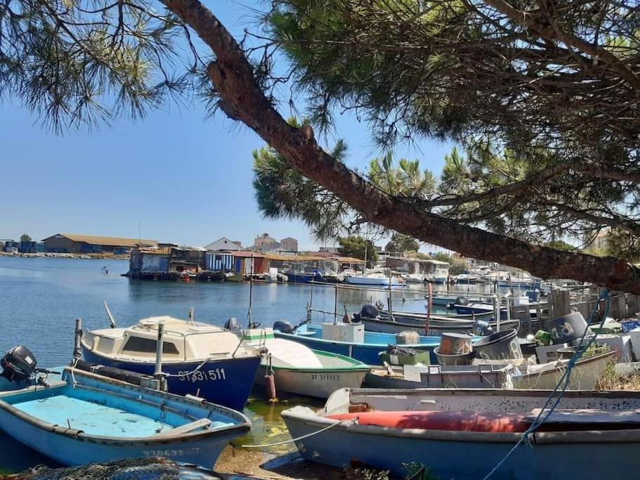 Maison Quartier Pointe-Courte A Sète Exteriör bild